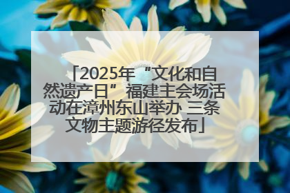 2025年“文化和自然遗产日”福建主会场活动在漳州东山举办 三条文物主题游径发布