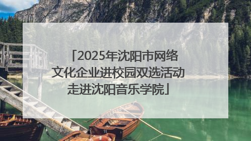 2025年沈阳市网络文化企业进校园双选活动走进沈阳音乐学院
