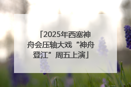 2025年西塞神舟会压轴大戏“神舟登江”周五上演