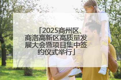 2025商州区、商洛高新区高质量发展大会暨项目集中签约仪式举行