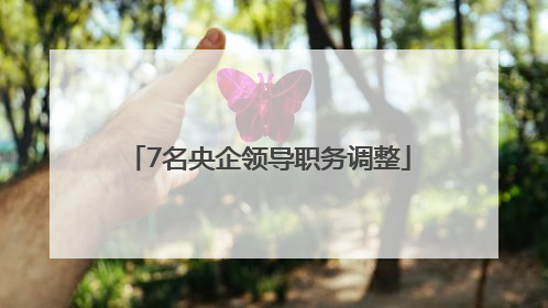 7名央企领导职务调整