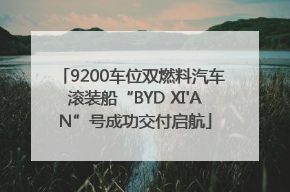 9200车位双燃料汽车滚装船“BYD XI'AN”号成功交付启航